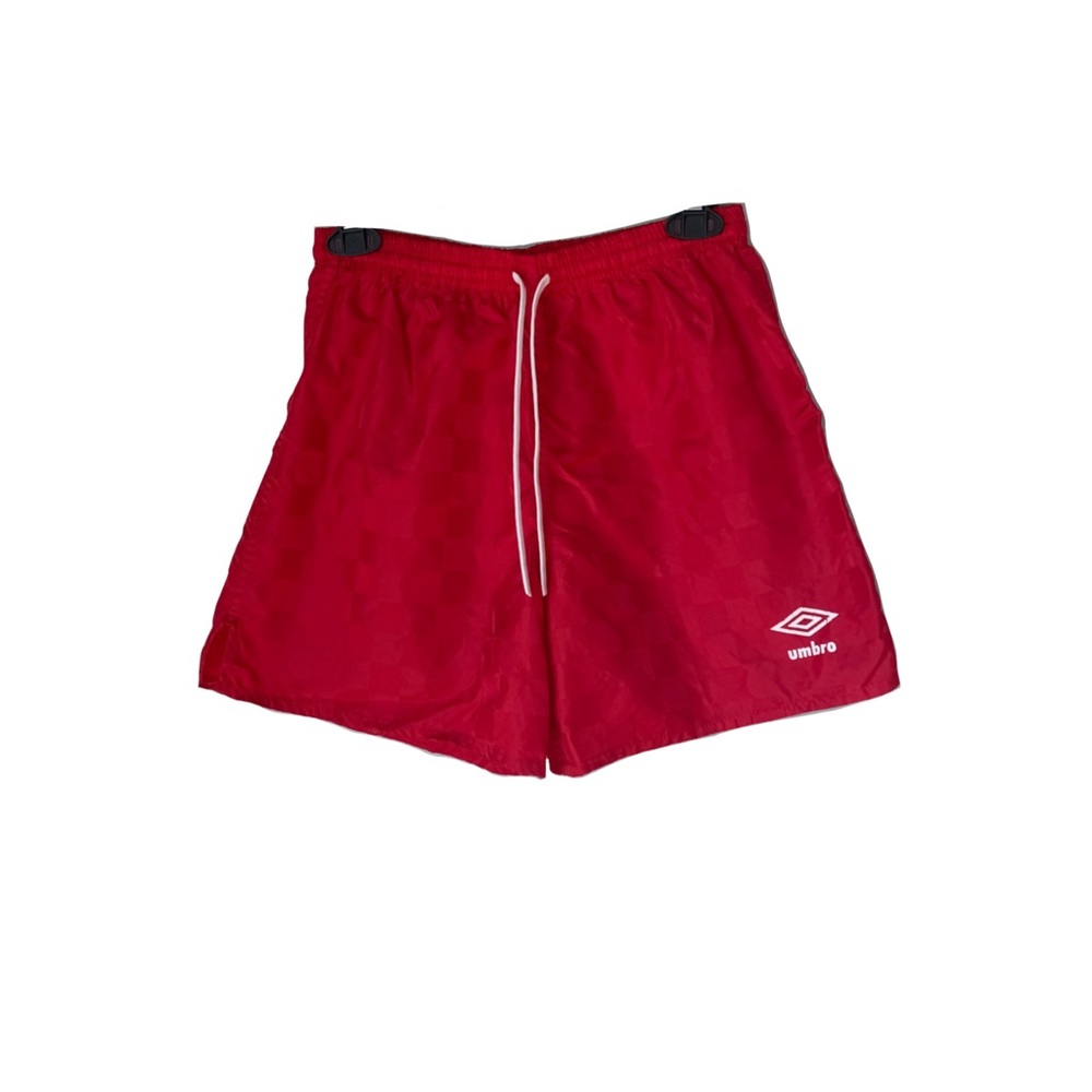 Umbro Red Checkered Shorts!